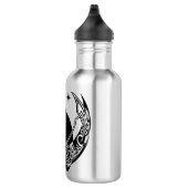 Celtic Moon | Nachtkatzen Edelstahlflasche (Rechts)
