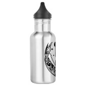 Celtic Moon | Nachtkatzen Edelstahlflasche (Links)