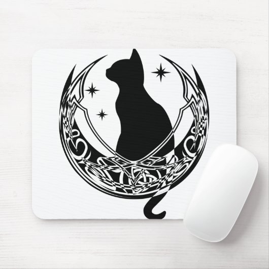 Celtic Moon | Nachtkatzen Mousepad (Mit Mouse)