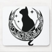 Celtic Moon | Nachtkatzen Mousepad (Vorne)