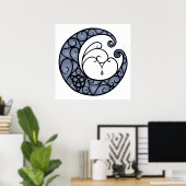 Celtic Moon Poster (Heimbüro)