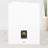 Celtic Moonlit Fox Personalisierter verzauberter F Karte (Rückseite)