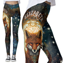 Celtic Moonlit Fox Personalisierter verzauberter F