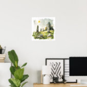 Celtic Mythology and Sun Symbols Litha Poster (Heimbüro)