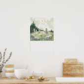 Celtic Mythology and Sun Symbols Litha Poster (Küche)