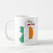 Celtic Nation Irish Map Kaffeetasse (Links)