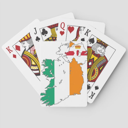 Celtic Nation Irish Map Spielkarten (Rückseite)