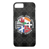 Celtic Nations Flags iPhone 7 Abdeckung Case-Mate iPhone Hülle (Rückseite)