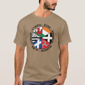 Celtic Nations Flags T-Shirt (Vorderseite)