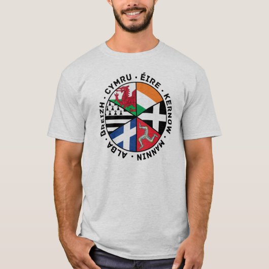 Celtic Nations Flags T-Shirt (Vorderseite)