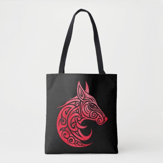 Celtic Nordic Fox Tasche (Vorderseite)