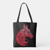 Celtic Nordic Fox Tasche (Rückseite)
