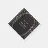 Celtic Nordic Medieval Scroll Serviette (Ecke)