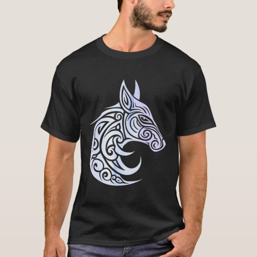Celtic Nordic Winter Fox T-Shirt (Vorderseite)
