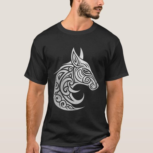 Celtic Nordic Winter Fox T-Shirt (Vorderseite)