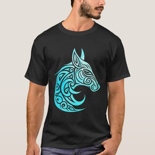 Celtic Nordic Winter Fox T-Shirt (Vorderseite)
