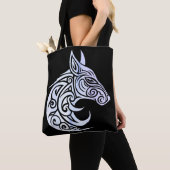 Celtic Nordic Winter Fox Tasche (Von Nahem)