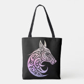 Celtic Nordic Winter Fox Tasche (Rückseite)