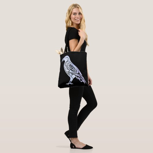 Celtic Nordic Winter Raven Crow Tasche (Am Model)