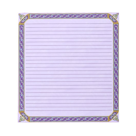 Celtic Notepad Notizblock (Vorderseite)