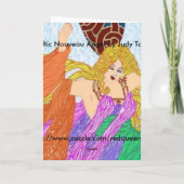 Celtic Nouveau Angel Karte (Rückseite)