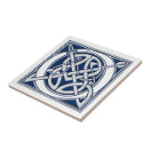 Celtic O Monogram Fliese (Seite)