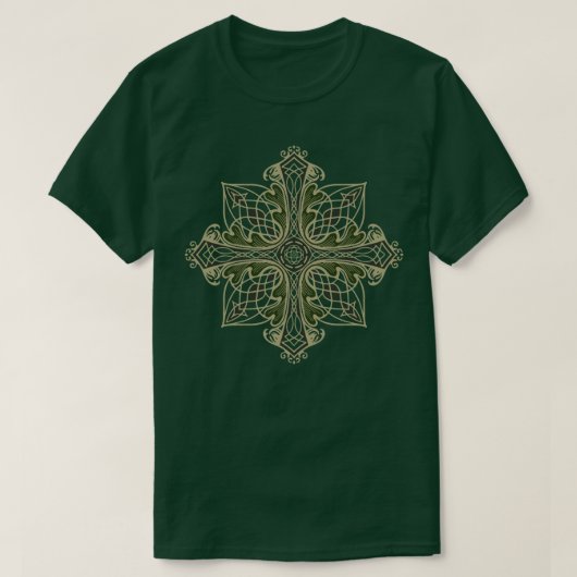 Celtic Oak Cross T-Shirt (Design vorne)