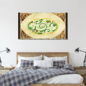 Celtic Old Tradition Folk Art Leinwanddruck (Insitu (Schlafzimmer))