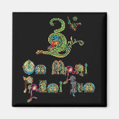 Celtic Om Mantra Magnet (Vorne)