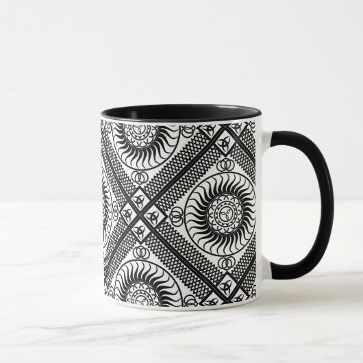 Celtic ornament diagonal tasse (Rechts)