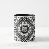 Celtic ornament diagonal tasse (Zentrum)