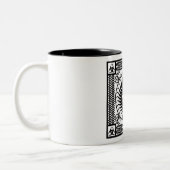 Celtic ornament Single Zweifarbige Tasse (Links)