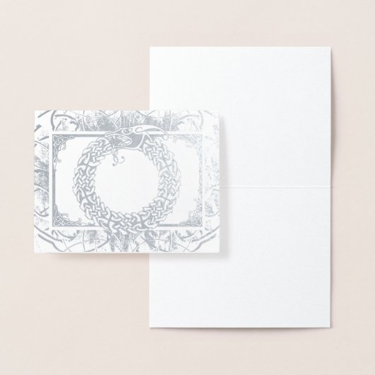 Celtic Ouroboros (Leere Inside) Folienkarte (Anzeige)