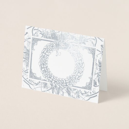 Celtic Ouroboros (Leere Inside) Folienkarte (Vorderseite)