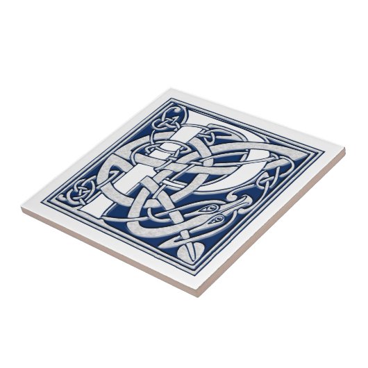 Celtic P Monogram Fliese (Seite)