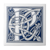 Celtic P Monogram Fliese (Vorderseite)