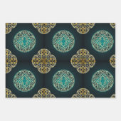 Celtic Pattern Geschenkwrap Geschenkpapier Set (Vorderseite 3)