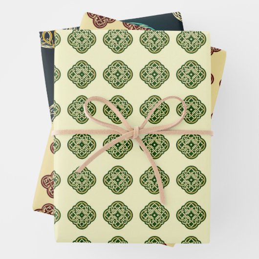 Celtic Pattern Geschenkwrap Geschenkpapier Set (Beispiel)