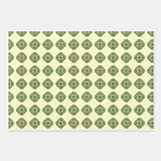 Celtic Pattern Geschenkwrap Geschenkpapier Set (Vorderseite)