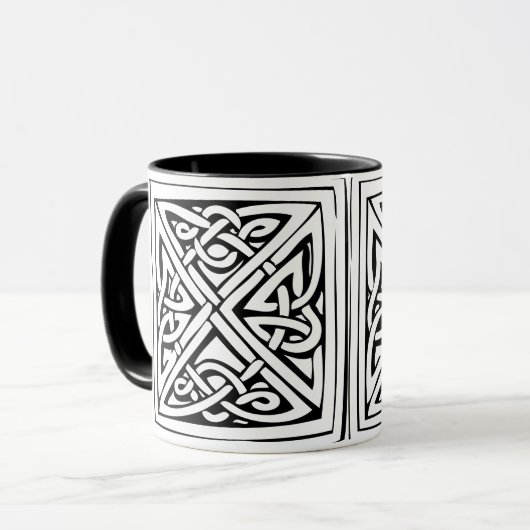Celtic Pattern Tasse (Vorderseite Links)