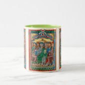 Celtic Pentecost Icon Zweifarbige Tasse (Mittel)