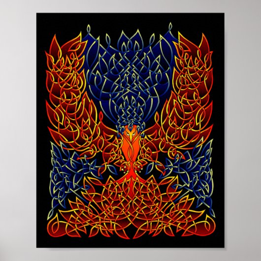 Celtic Phoenix Poster (Vorne)