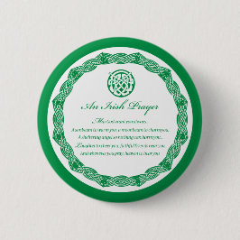 Celtic Prayer St. Patrick's Day Button