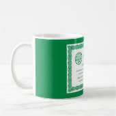 Celtic Prayer St. Patrick's Day Kaffeetasse (Links)