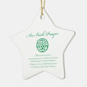 Celtic Prayer St. Patrick's Day Keramik Ornament (Links)