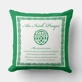 Celtic Prayer St. Patrick's Day Kissen