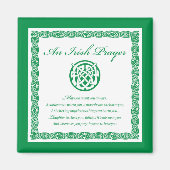 Celtic Prayer St. Patrick's Day Magnet (Vorne)