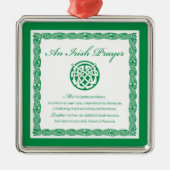 Celtic Prayer St. Patrick's Day Ornament Aus Metall (Vorne)