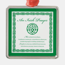 Celtic Prayer St. Patrick's Day Ornament Aus Metall