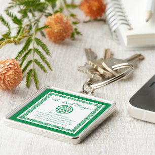 Celtic Prayer St. Patrick's Day Schlüsselanhänger